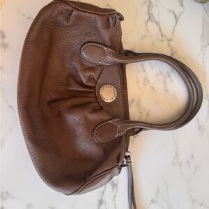 Marc Jacobs Chocolate Brown Pebbled Leather Shoulder Bag